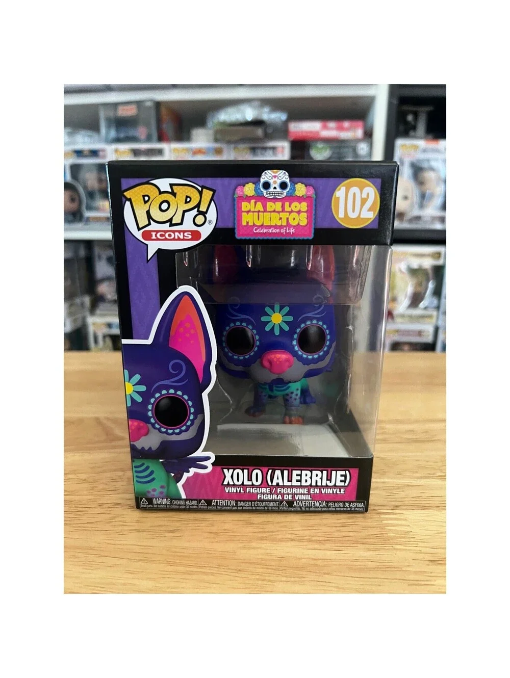 Xolo (Alebrije) Funko Pop #102 Día de Muertos Day Dead Icons Celebration of Life